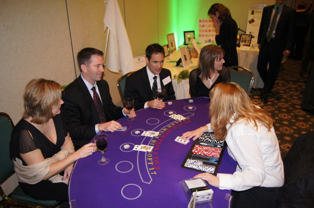 Action at the Blackjack Table